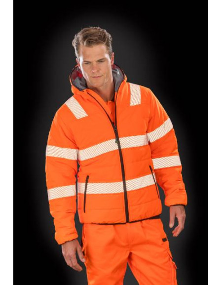 Jachetă de lucru cu elemente reflectorizante